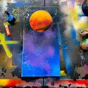 Spray paint art